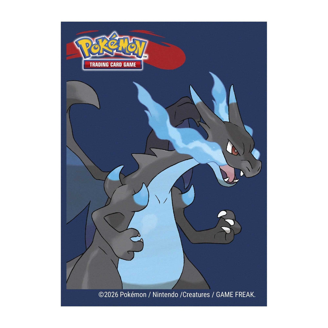 Pokemon Mega Charizard X 65 Count Deck Protector Sleeves