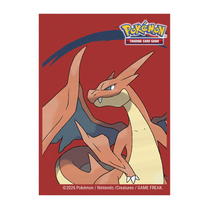 Pokemon Mega Charizard Y 65 Count Deck Protector Sleeves Card Game Accessory