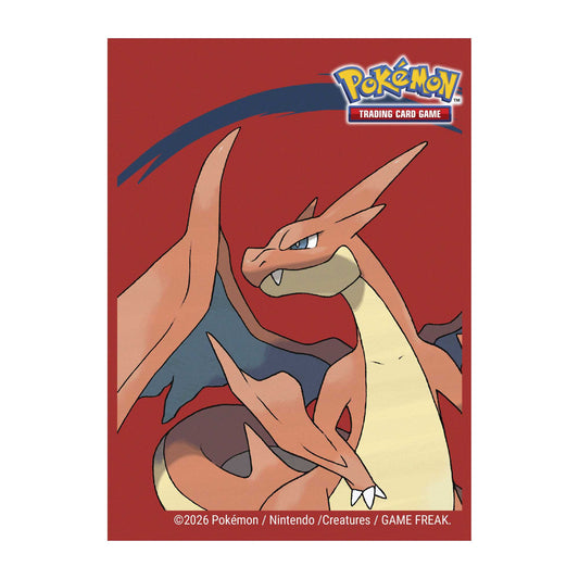 Pokemon Mega Charizard Y 65 Count Deck Protector Sleeves Card Game Accessory