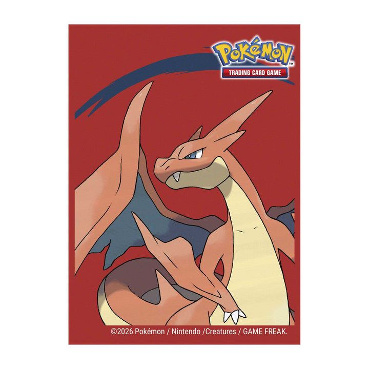 Pokemon Mega Charizard Y 65 Count Deck Protector Sleeves Card Game Accessory