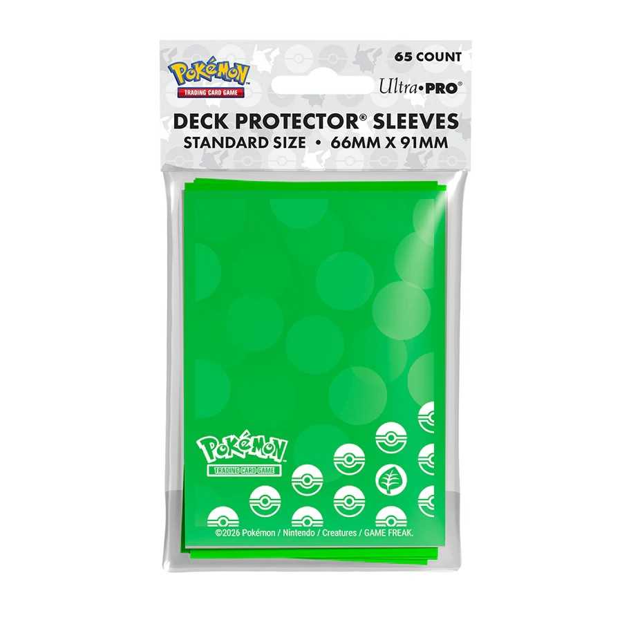 Pokemon Energy Deck Protector Sleeves Grass Type 65ct Gaming Accessory by Ultra Pro 1