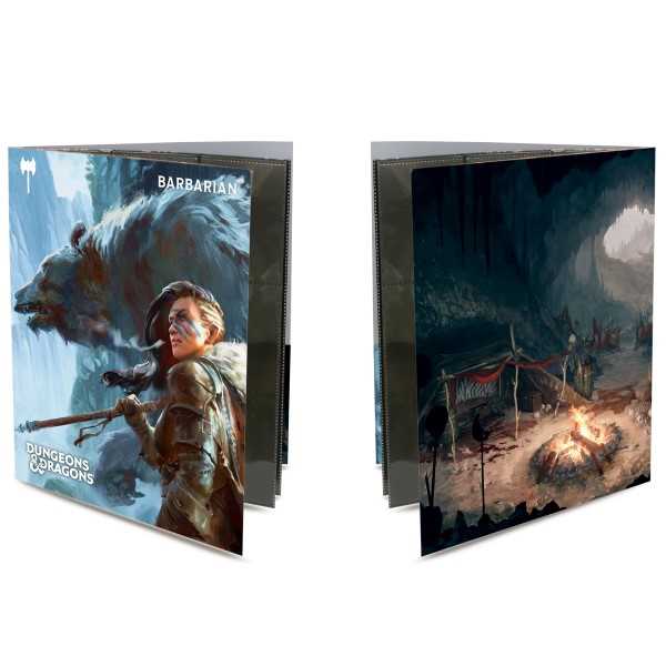 Dungeons & Dragons Class Folio with Stickers - Barbarian 1