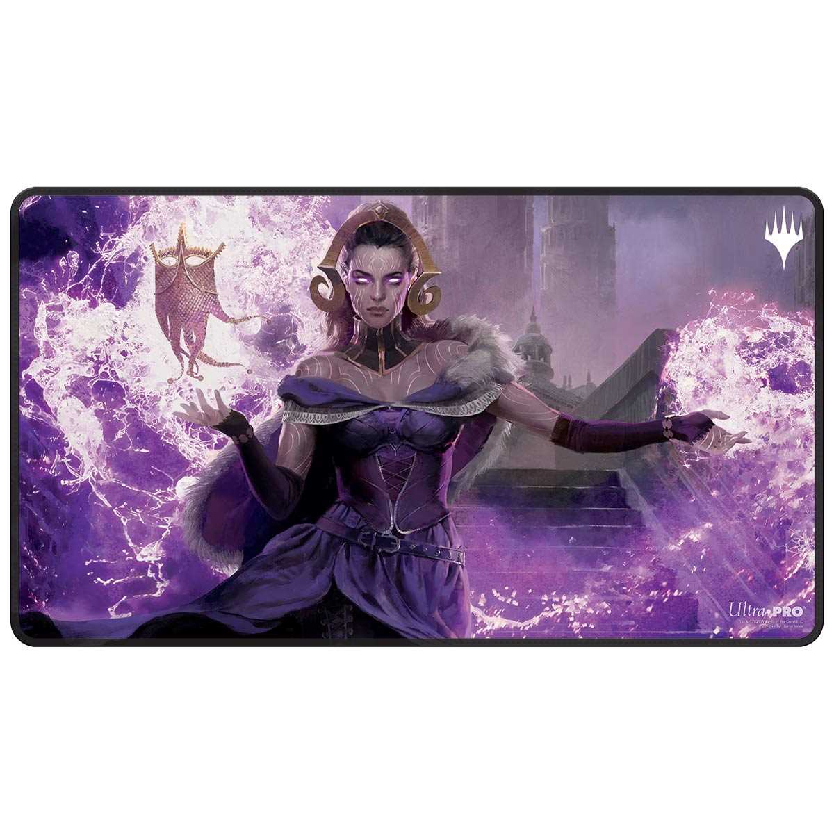Magic: The Gathering - Double Masters 2022 Black Stitched Playmat V1 1