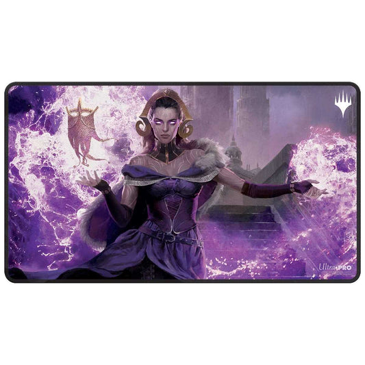 Magic: The Gathering - Double Masters 2022 Black Stitched Playmat V1 1
