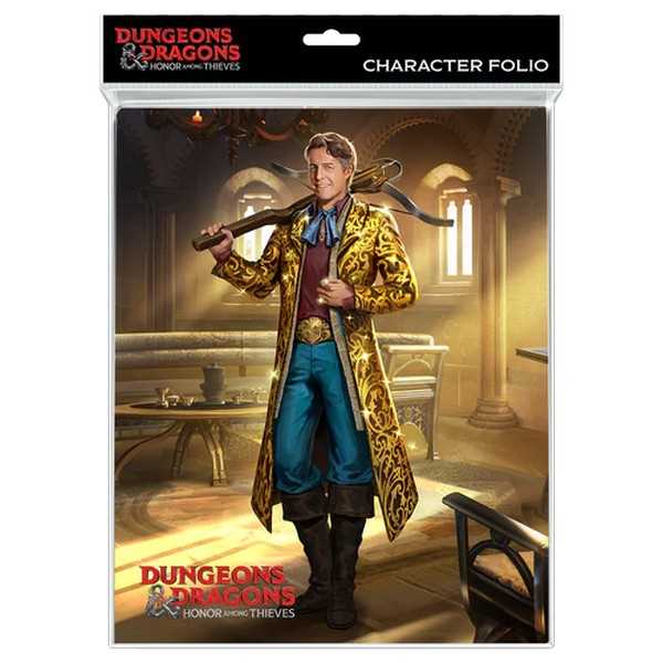 Dungeons & Dragons Honor Among Thieves: Character Folio with Stickers Featuring - Hugh Grant 1
