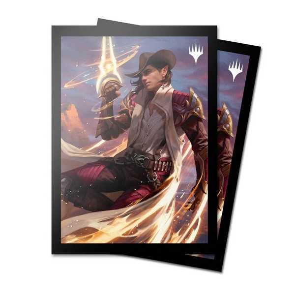 Magic The Gathering Outlaws of Thunder Junction 100ct Deck Protector Sleeves Key Art 3 1