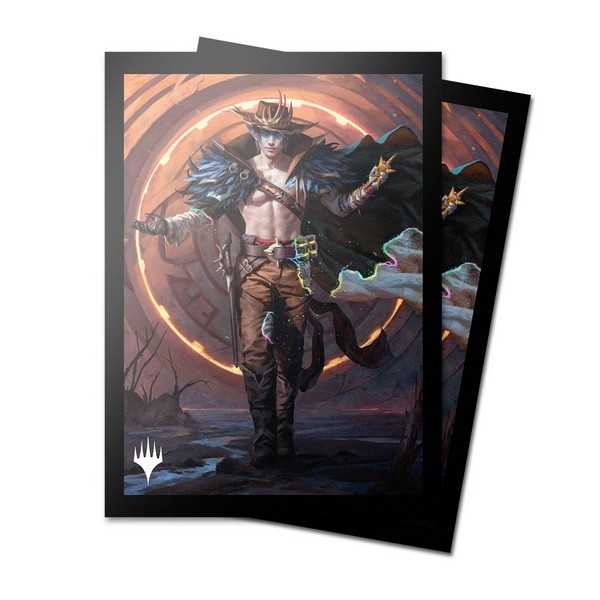 Magic The Gathering - Outlaws of Thunder Junction 100ct Deck Protector Sleeves Key Art 4 1