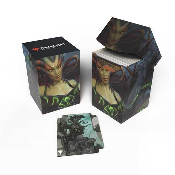 Magic The Gathering Outlaws of Thunder Junction 100+ Deck Box Key Art 2 Vraska Silencer 1