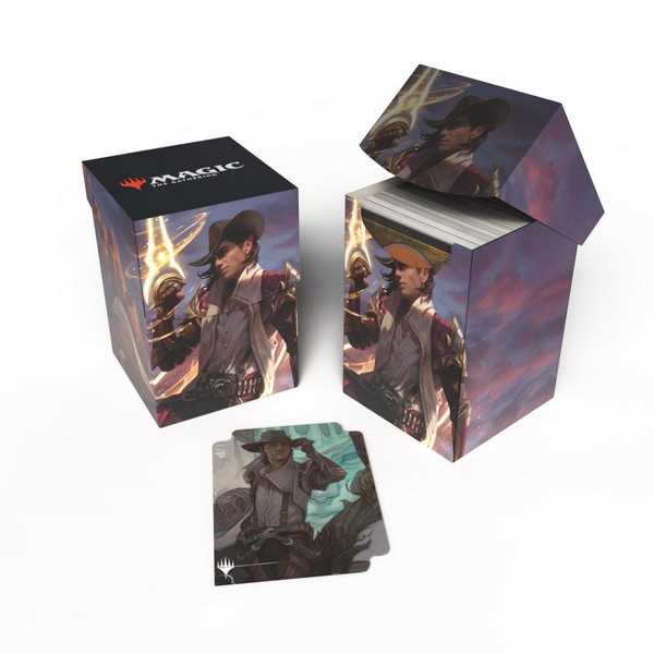 Magic The Gathering Outlaws of Thunder Junction 100+ Deck Box Key Art 3 Kellan the Kid 1