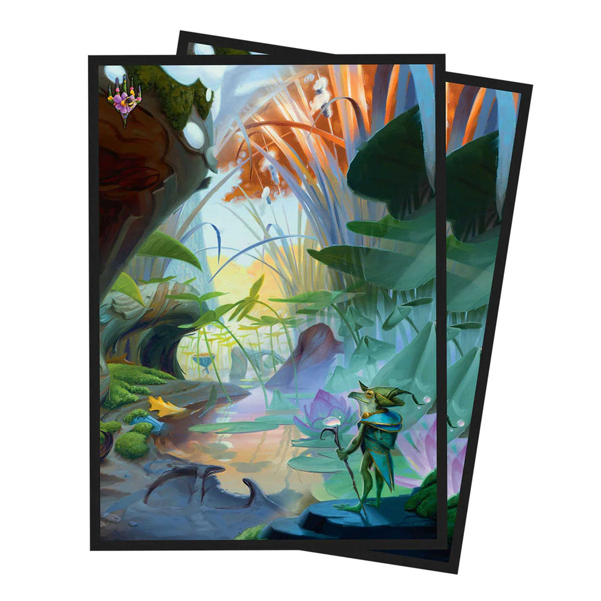 Magic The Gathering Bloomburrow 100ct Deck Protector Sleeves Blue Island 1
