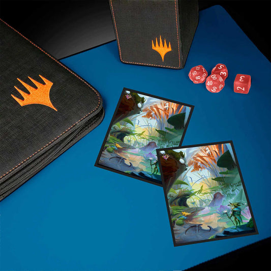Magic The Gathering Bloomburrow 100ct Deck Protector Sleeves Blue Island 2