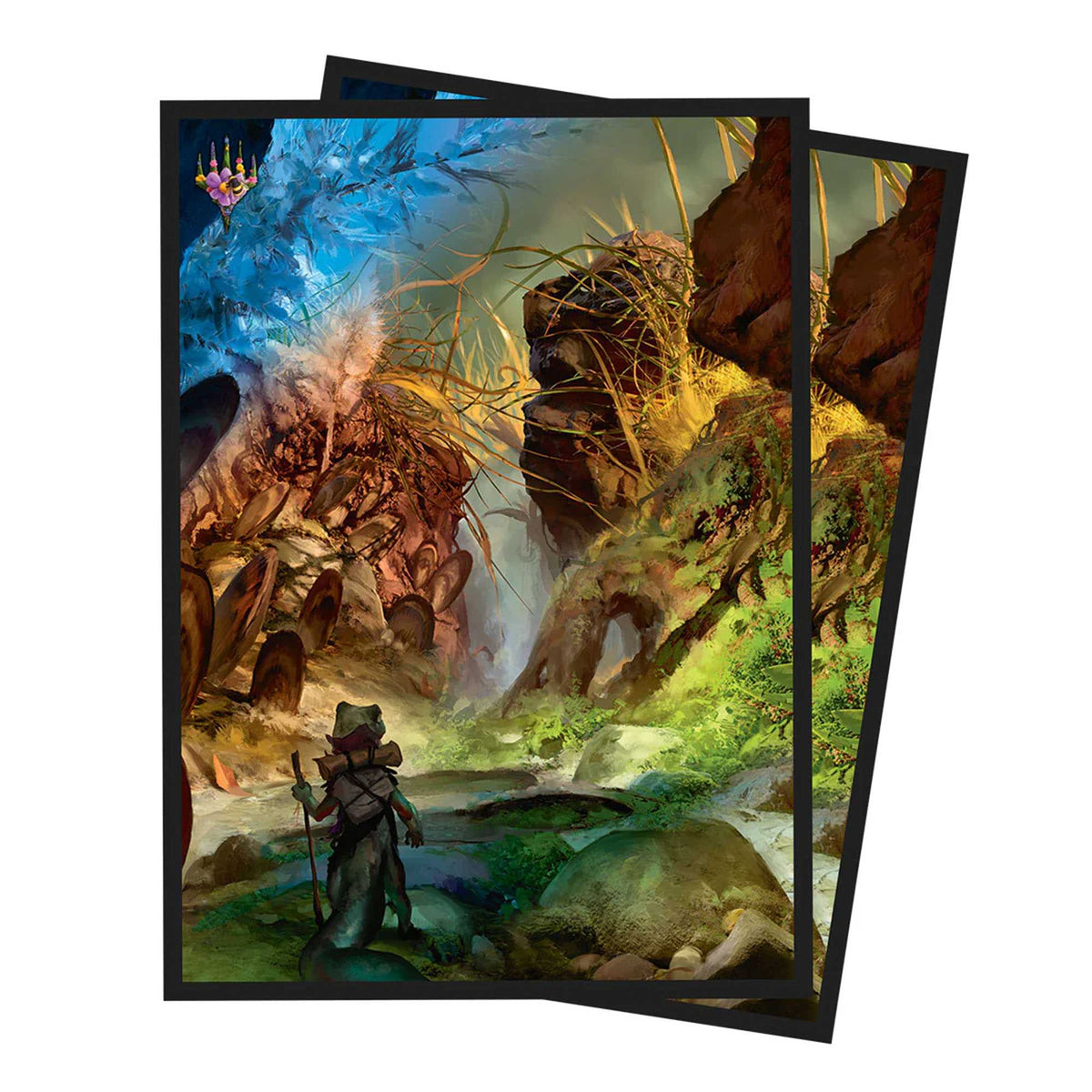 Magic The Gathering Bloomburrow 100ct Deck Protector Sleeves Swamp 1