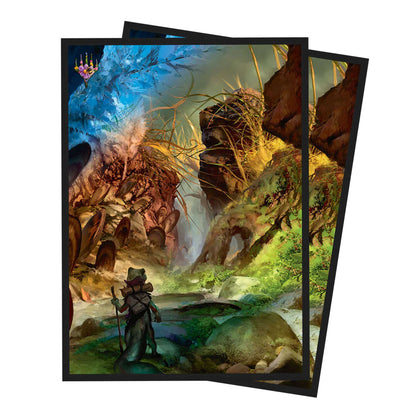 Magic The Gathering Bloomburrow 100ct Deck Protector Sleeves Swamp 1