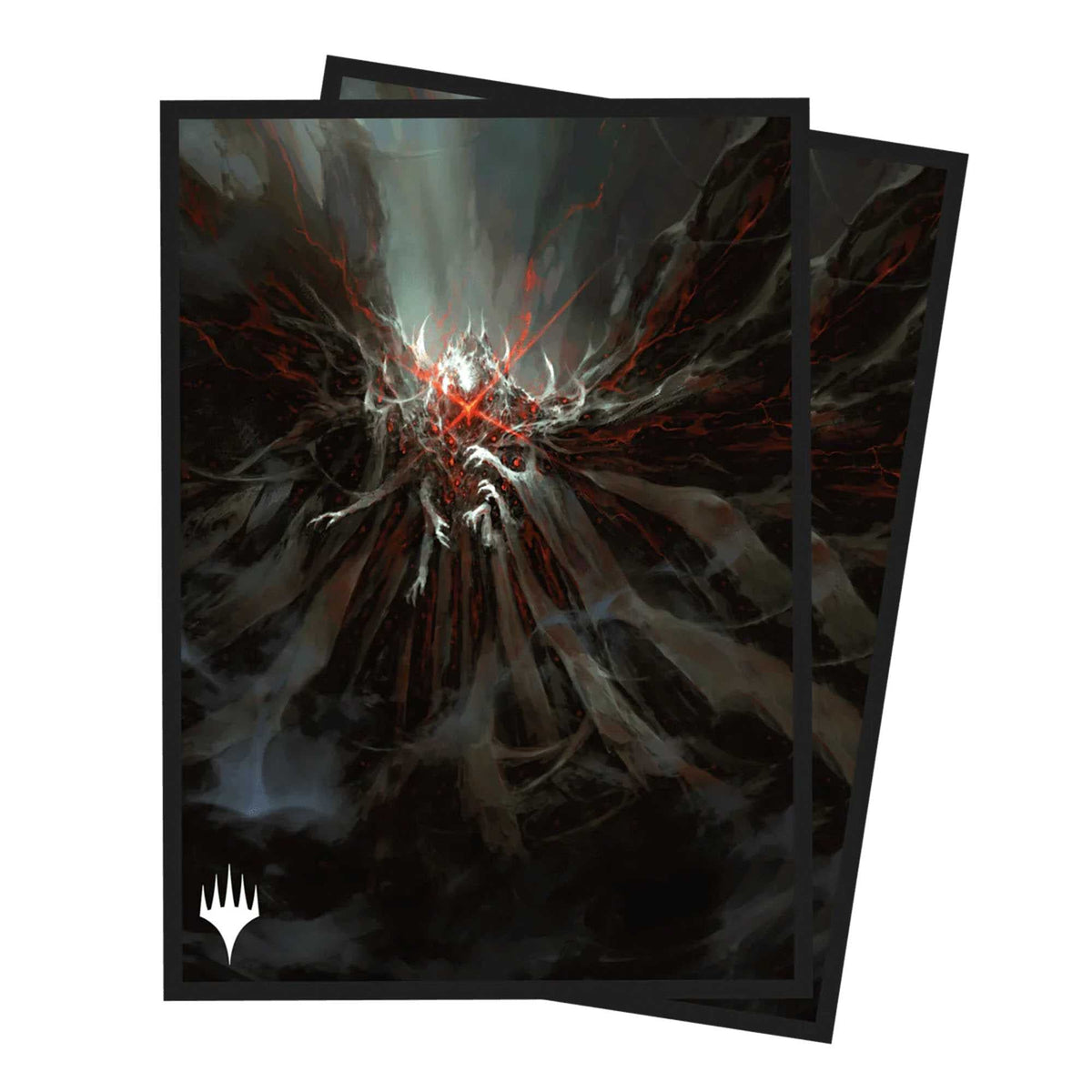 MTG Duskmourn 100ct Deck Protector Sleeves Commander Valgavoth Harrower of Souls 1