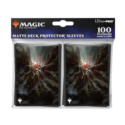 MTG Duskmourn 100ct Deck Protector Sleeves Commander Valgavoth Harrower of Souls 2
