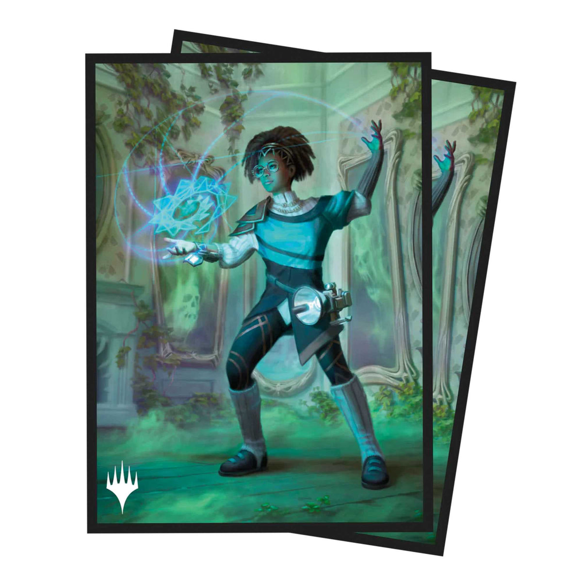 MTG Duskmourn 100ct Deck Protector Sleeves Commander Zimone Mystery Unraveler 1