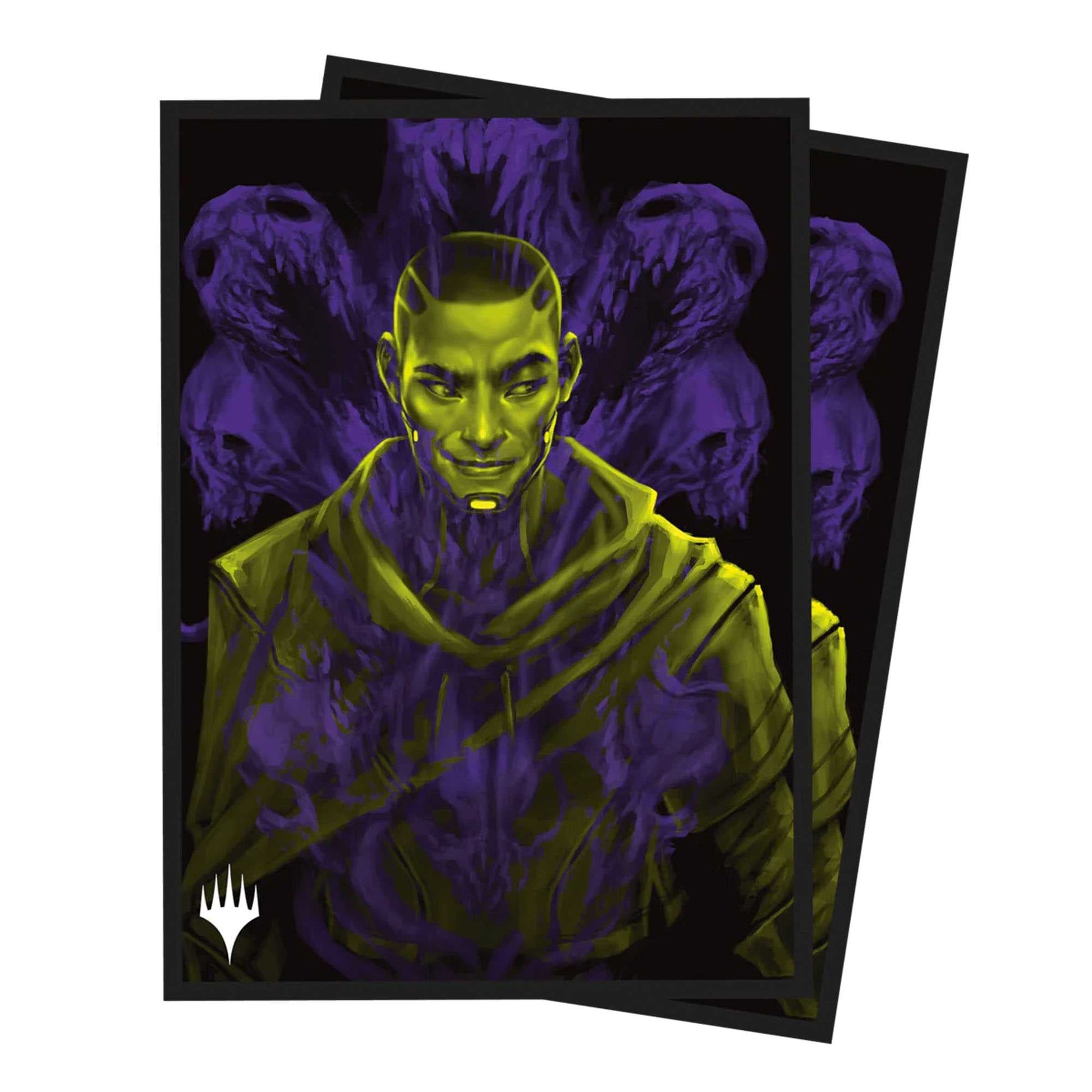 Magic The Gathering Duskmourn 100ct Deck Protector Sleeves Kaito Bane of Nightmares 1