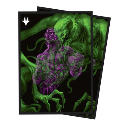Magic: The Gathering - Duskmourn 100ct Deck Protector Sleeves Alt Art Key Character Mythic 2 1