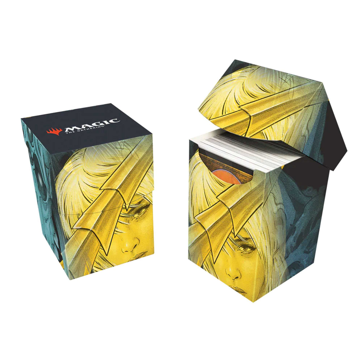 Magic The Gathering Duskmourn 100 Card Deck Box The Wandering Rescuer Art 1