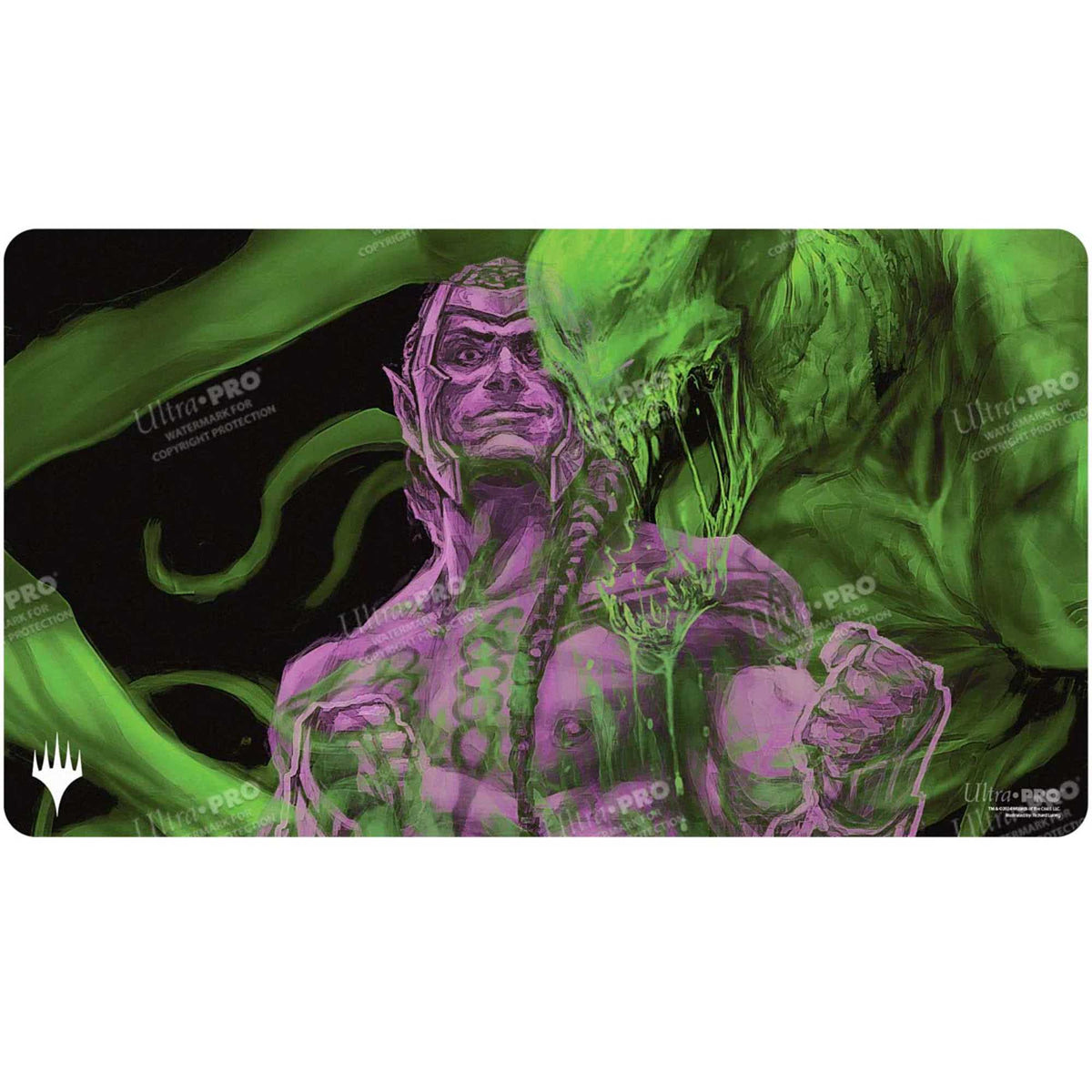 Magic The Gathering Duskmourn Playmat Character Mythic 2 Tyvar the Pummeler 1