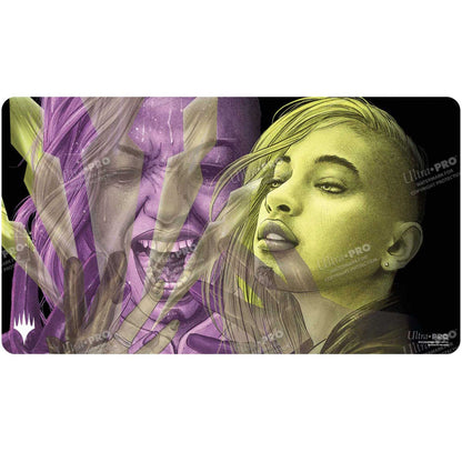 Magic The Gathering Duskmourn Playmat  Character Mythic 3 Niko Light of Hope 1
