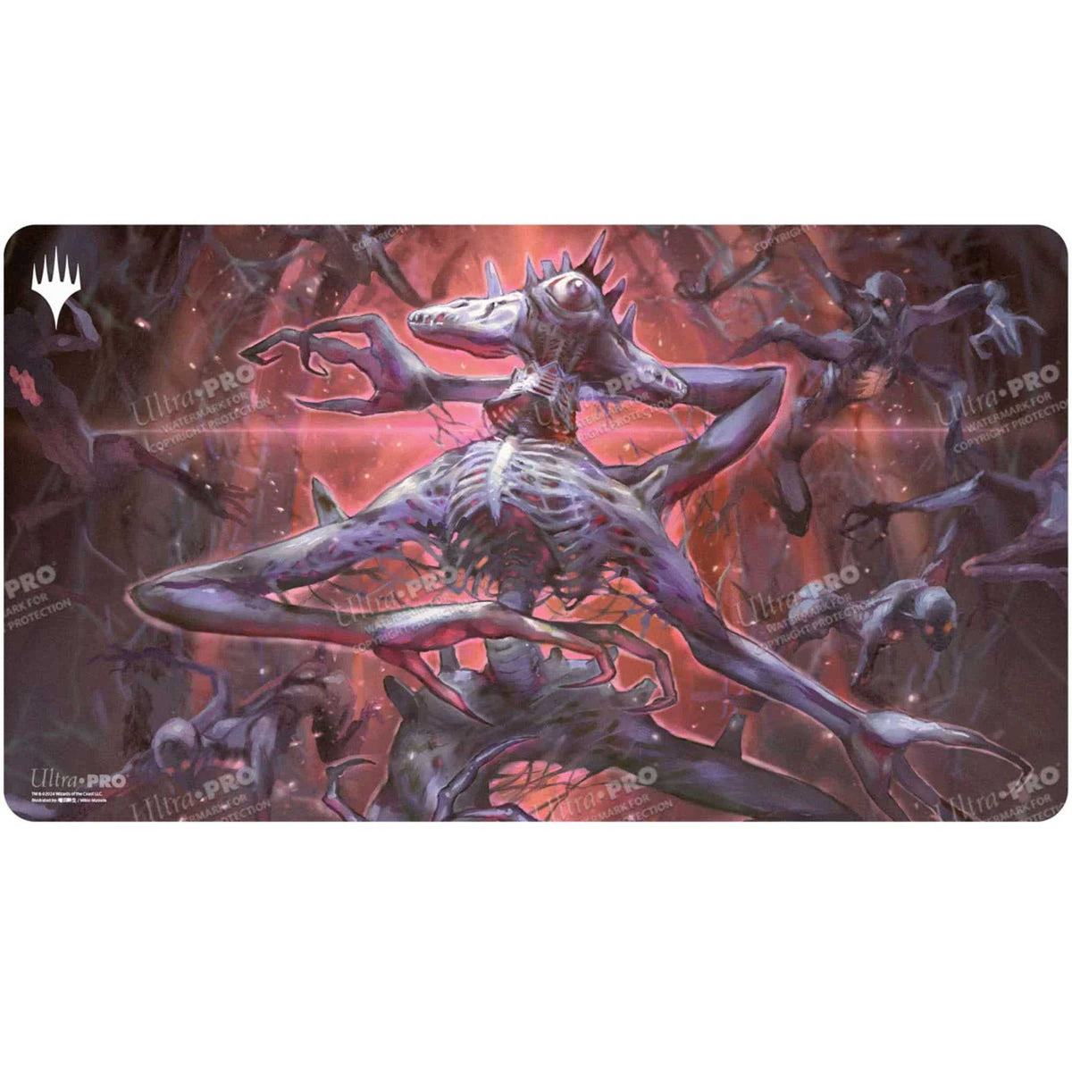 Magic The Gathering Duskmourn Playmat Mythic Cycle Black Overlord of the Balemurk 1
