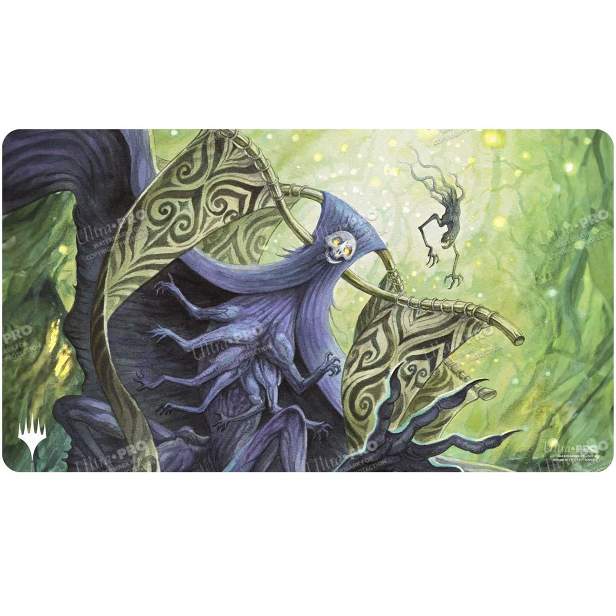 Magic The Gathering Duskmourn Playmat Mythic Cycle Green Overlord of the Hauntwoods 1