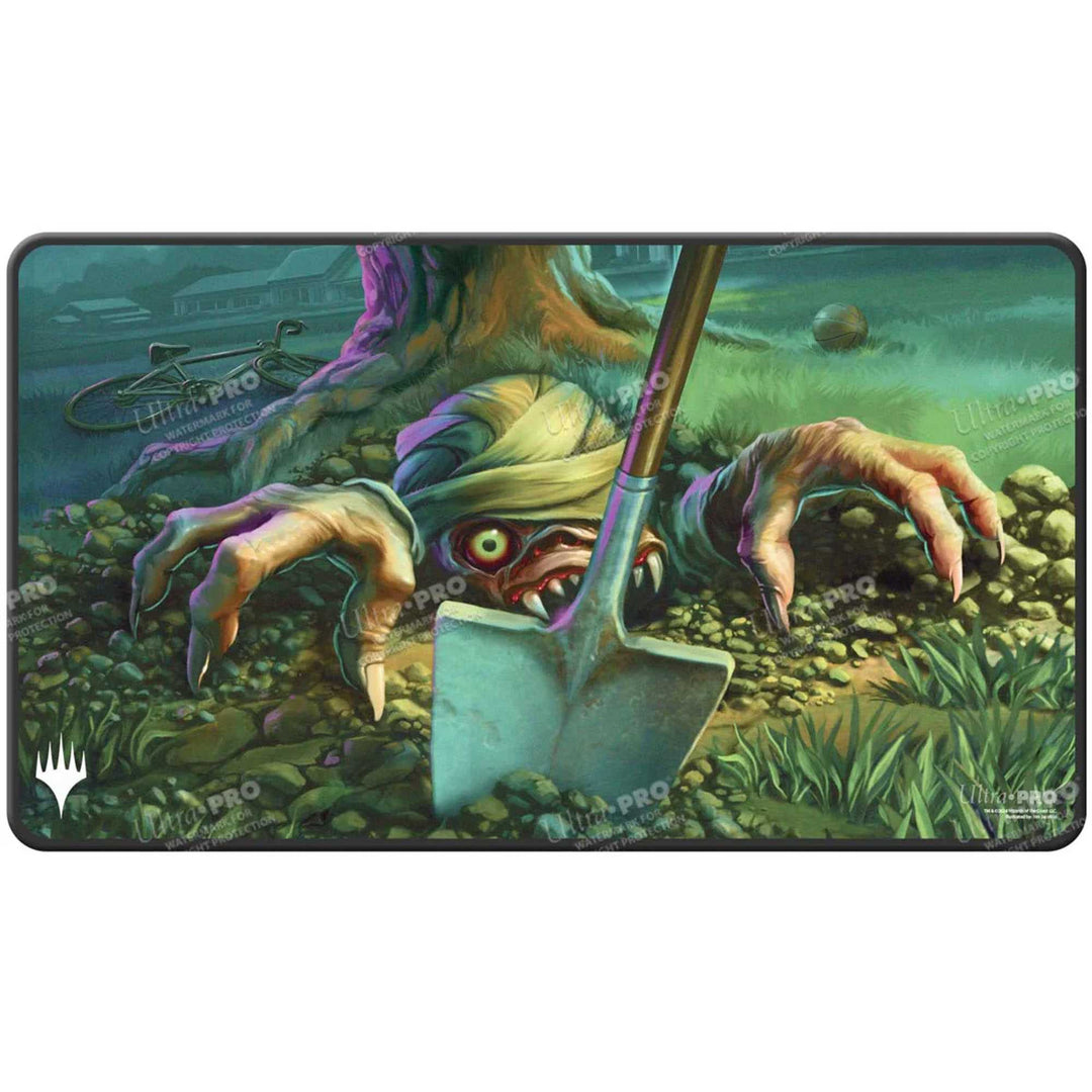 Magic: The Gathering - Duskmourn Black Stitched Playmat Special Guest - Guest Artist 1