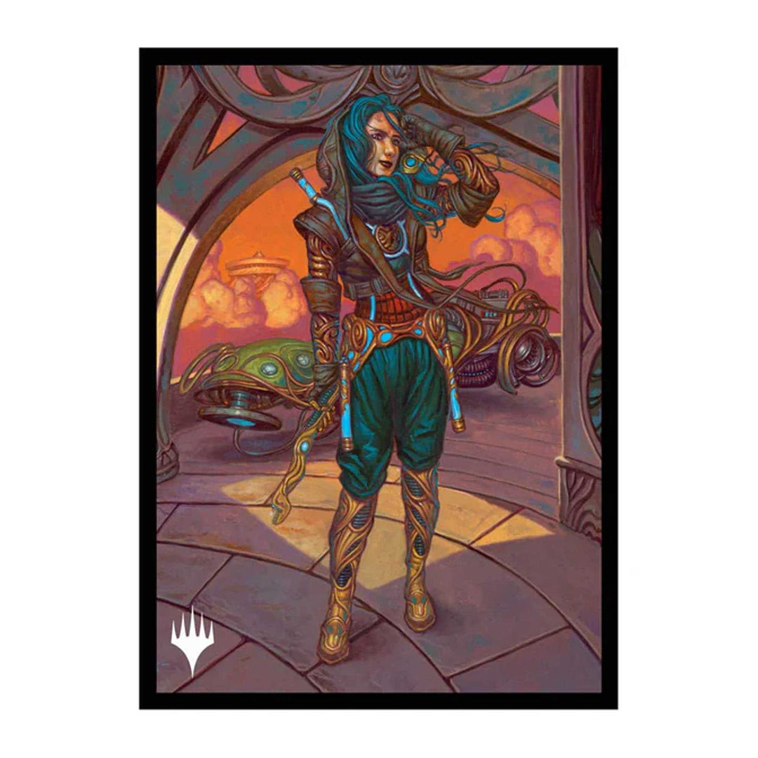 Magic: The Gathering - 2025 Multiplanar Race Set 100ct Deck Protector Sleeves Borderless Racer 1 1