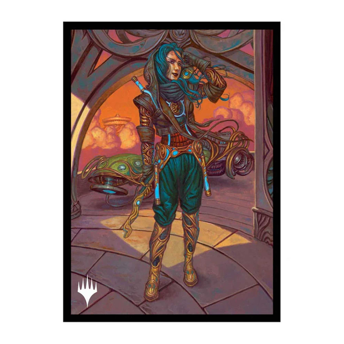 Magic: The Gathering - 2025 Multiplanar Race Set 100ct Deck Protector Sleeves Borderless Racer 1 1