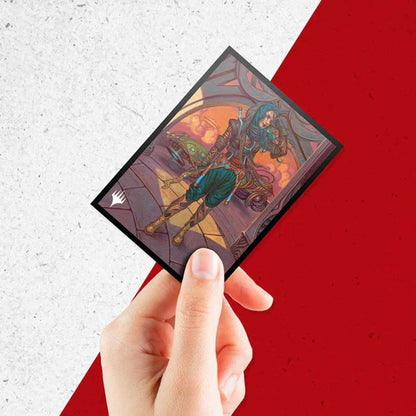 Magic: The Gathering - 2025 Multiplanar Race Set 100ct Deck Protector Sleeves Borderless Racer 1 4