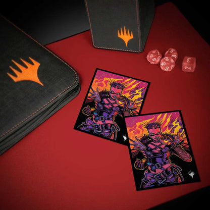 Magic: The Gathering - 2025 Multiplanar Race Set 100ct Deck Protector Sleeves Borderless Racer 4 3