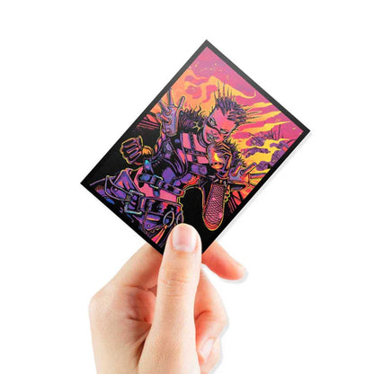 Magic: The Gathering - 2025 Multiplanar Race Set 100ct Deck Protector Sleeves Borderless Racer 4 4