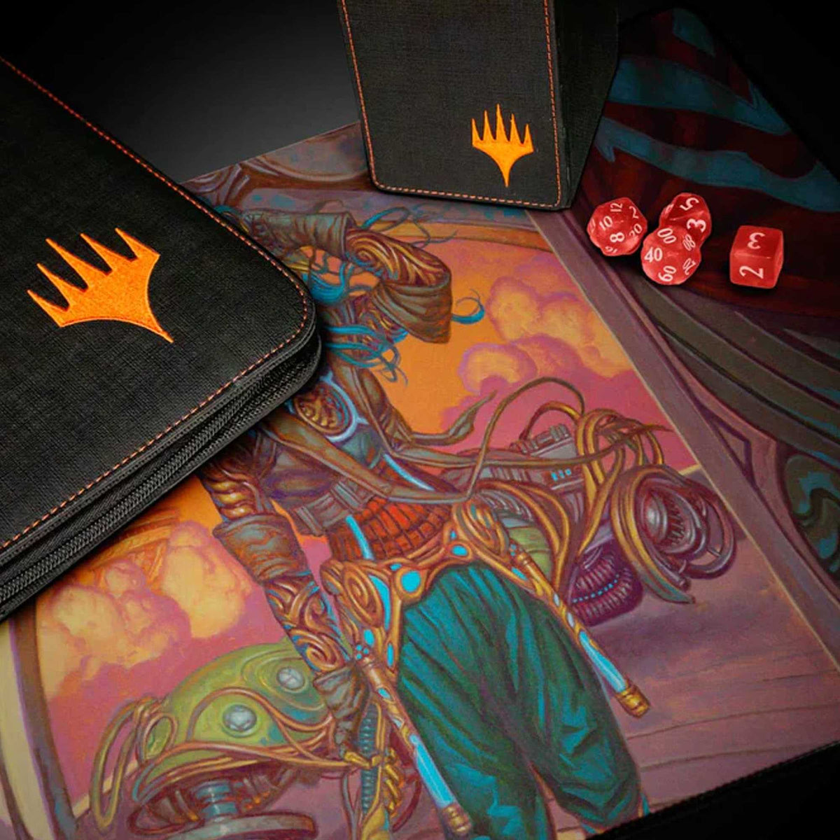 Magic: The Gathering - 2025 Multiplanar Race Set Playmat Borderless Racer 1 2