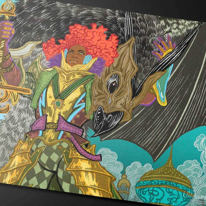 Magic: The Gathering - 2025 Multiplanar Race Set Playmat Borderless Racer 9 1
