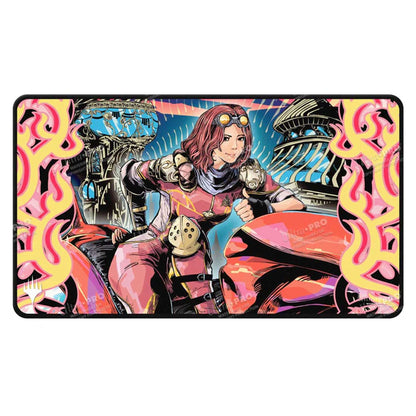 Magic: The Gathering - 2025 Multiplanar Race Set Black Stitched Playmat Variant Art PW 2