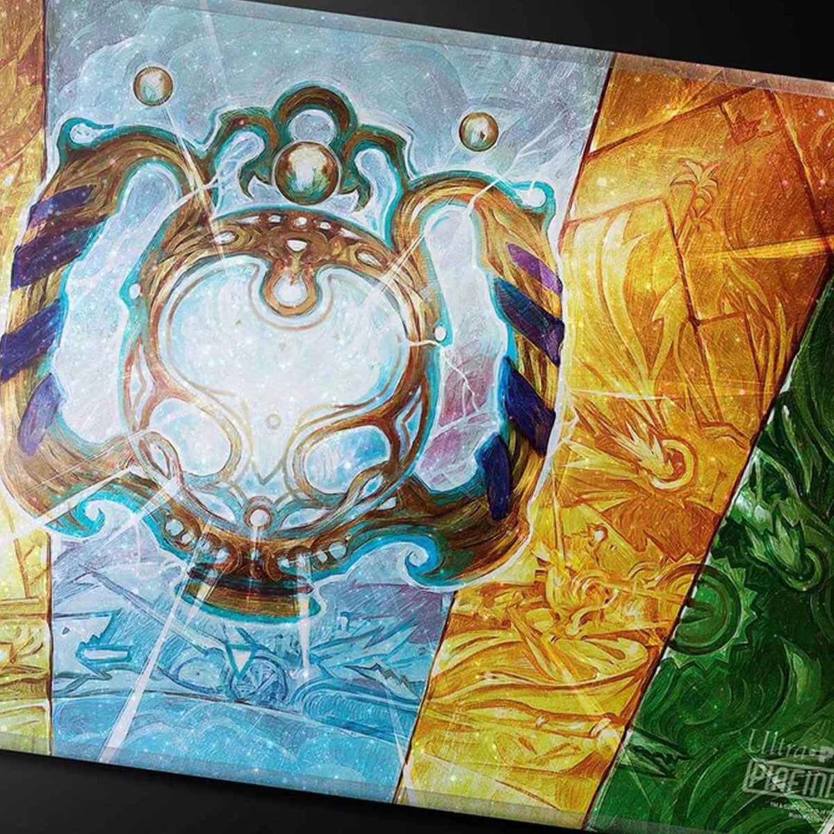 Magic: The Gathering - 2025 Multiplanar Race Set Holofoil Playmat Card Art 1