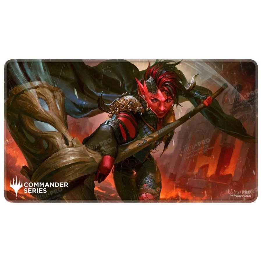 Magic: The Gathering - Commander Series- Release 7- Stitched Edge Playmat Karlach 1