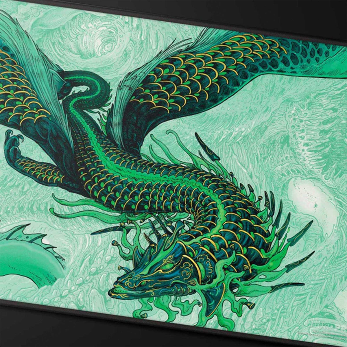 Magic: The Gathering - Return to Tarkir Black Stitched Playmat - Sultai 3