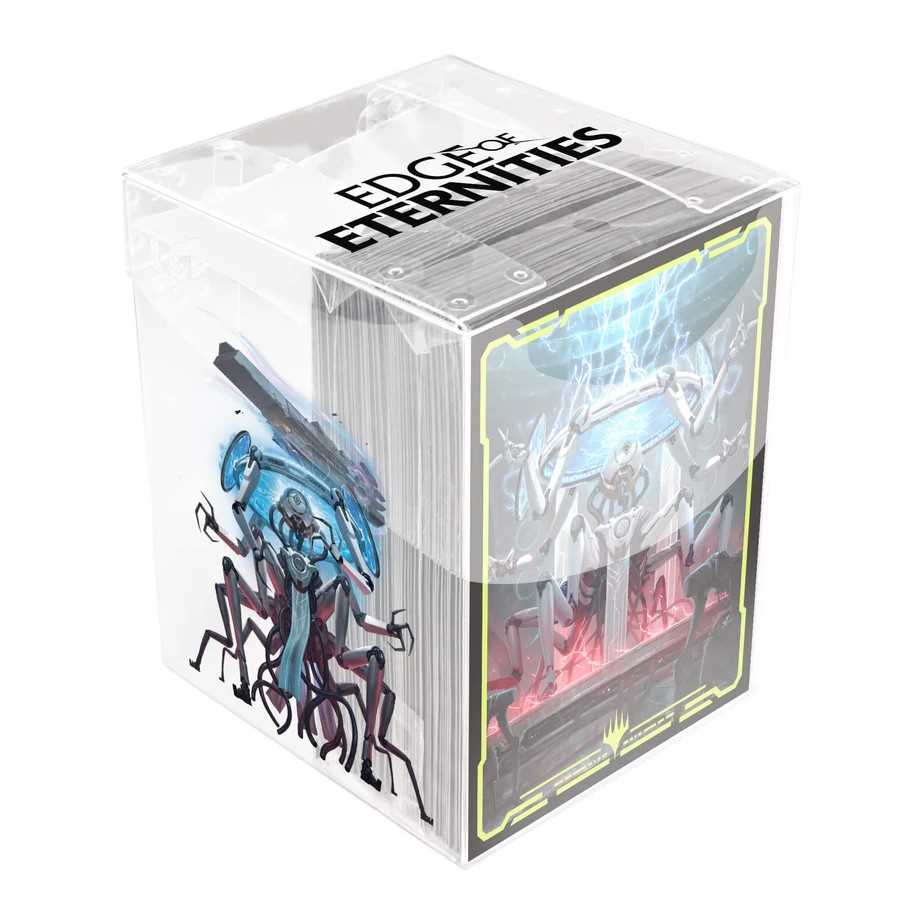 MTG Edge of Eternities 100ct Deck Protector Sleeves Clear Box Commander A Gaming Accessory by Ultra Pro 1