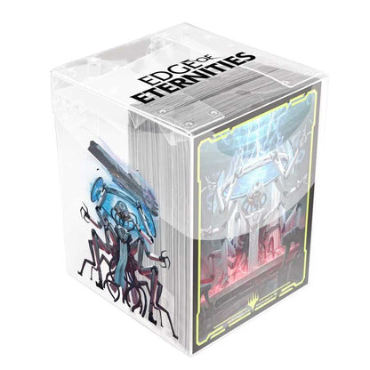 MTG Edge of Eternities 100ct Deck Protector Sleeves Clear Box Commander A Gaming Accessory by Ultra Pro 1