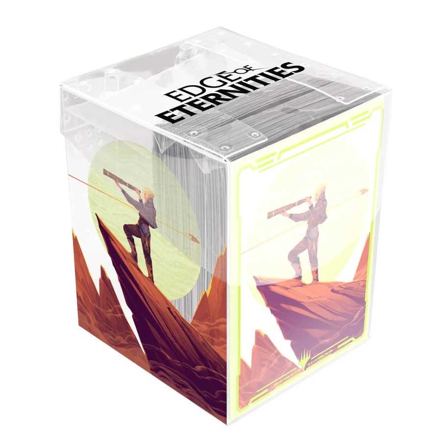 MTG Edge of Eternities 100ct Deck Protector Sleeves Clear Box Key Character Mythic Gaming Accessory by Ultra Pro 1