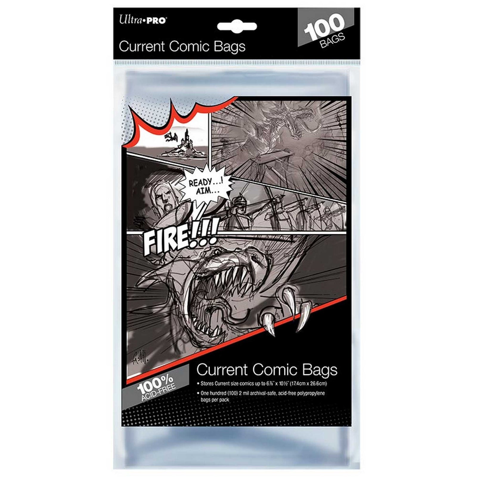 Comic Bags Current Size 100 Gaming Accessory by Ultra Pro 1