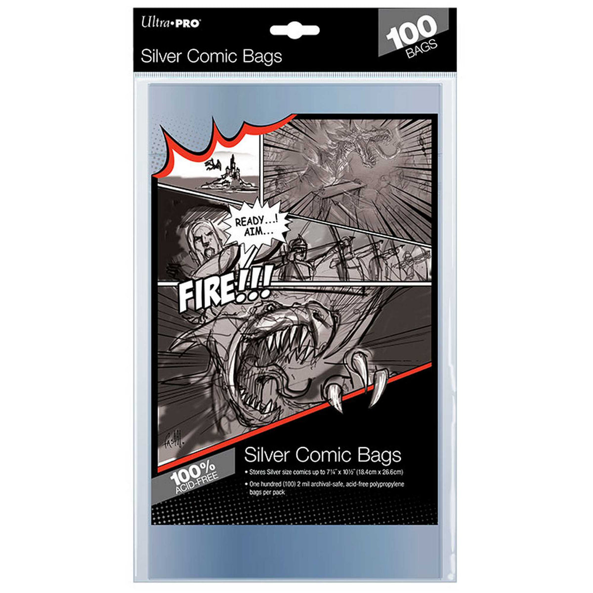 Silver Comic Bags Gaming Accessory by Ultra Pro 1