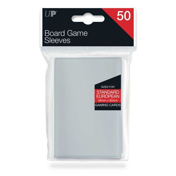 European Standard Boardgame Sleeves 59mm x 92mm (50 Ct)