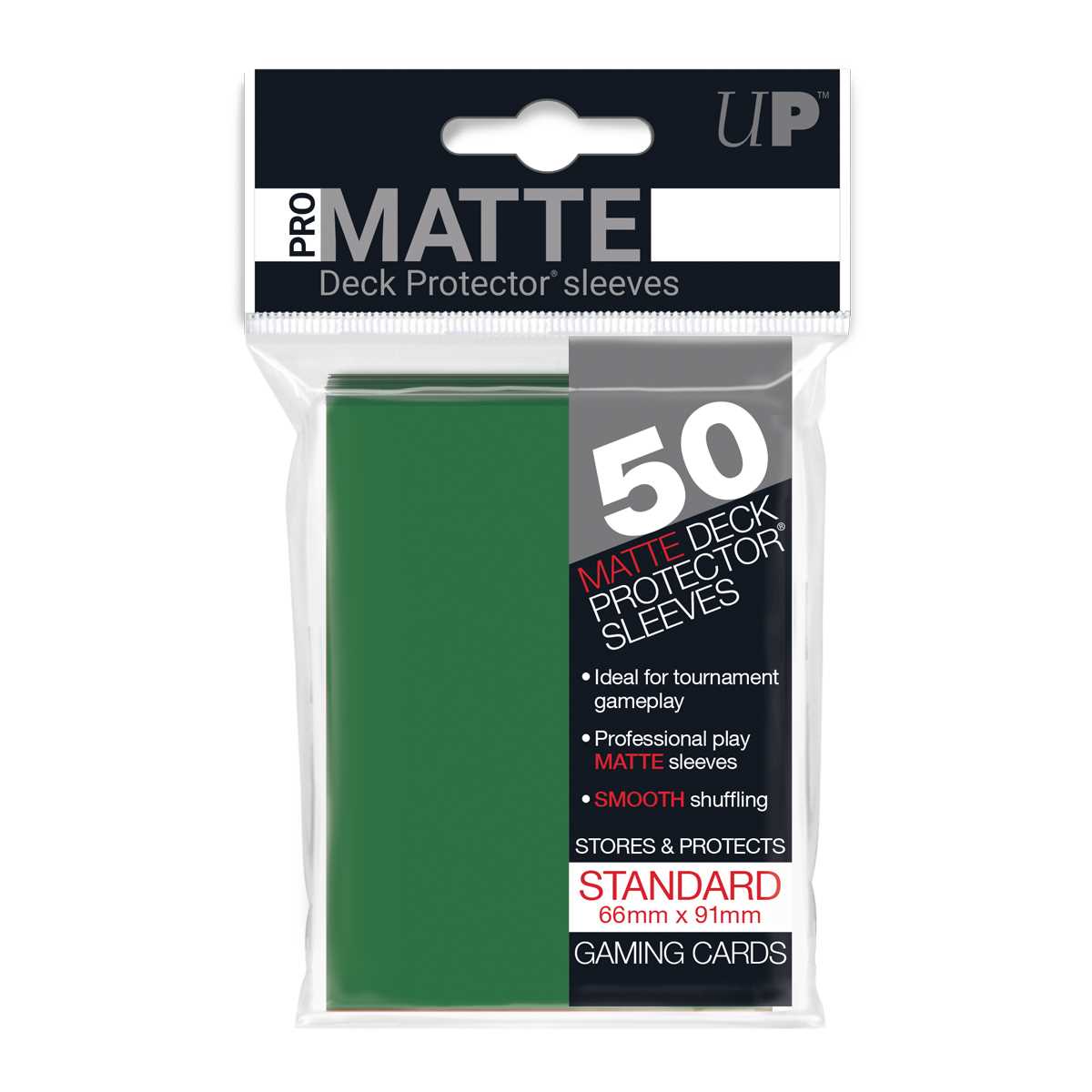 Matte Standard Protectors 50CT Green Card Sleeve by Ultra Pro 1