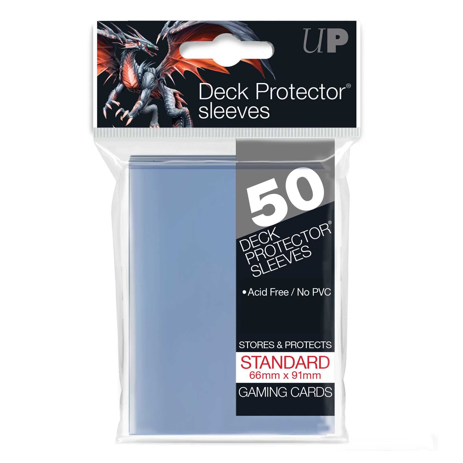 Standard Deck Protectors 50CT Clear Card Sleeve by Ultra Pro 1