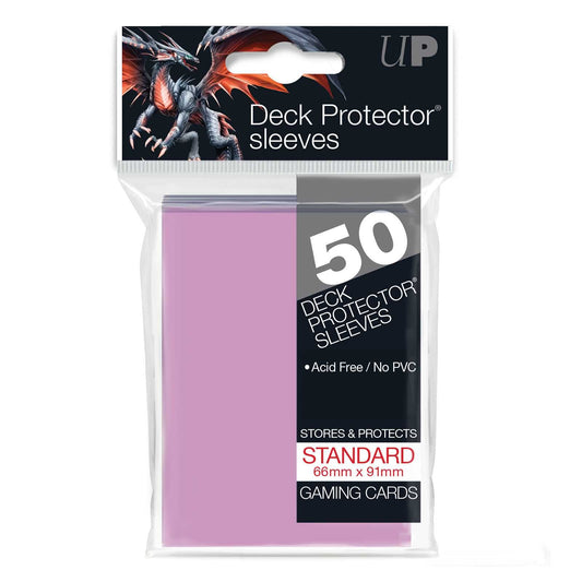 Standard Deck Protectors (50ct) - Pink 1