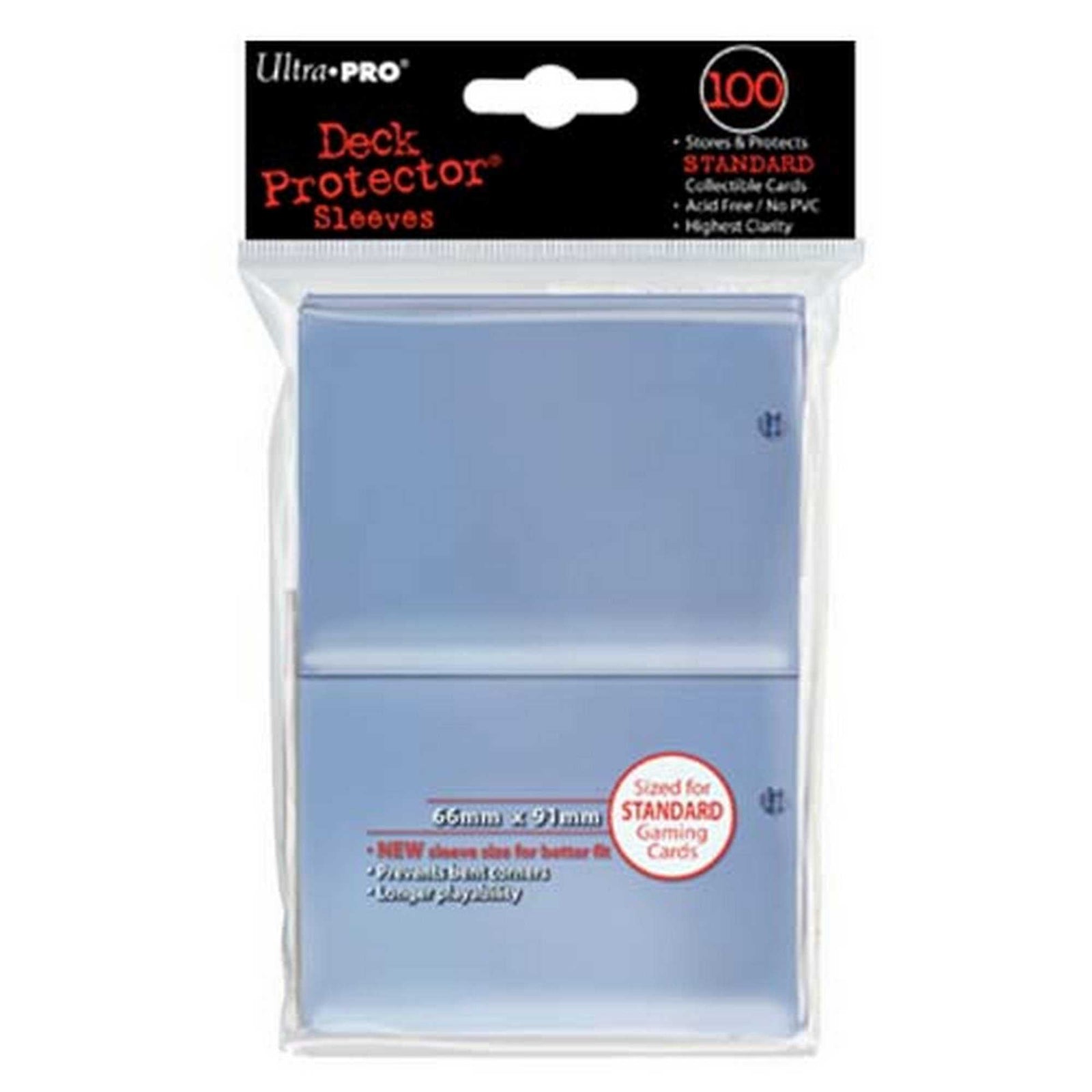 Standard Clear Card Sleeves 100 Pack Unit Card Sleeve by Ultra Pro 1