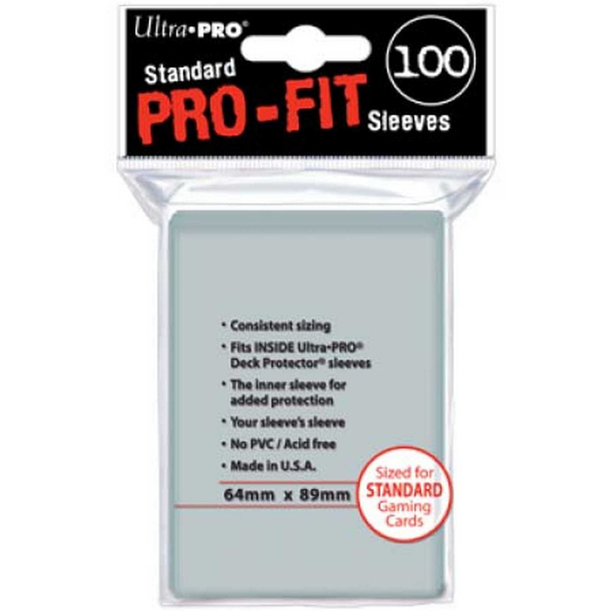Fit Standard Size Card Sleeve 100 Ct Unit Card Sleeve by Ultra Pro 1